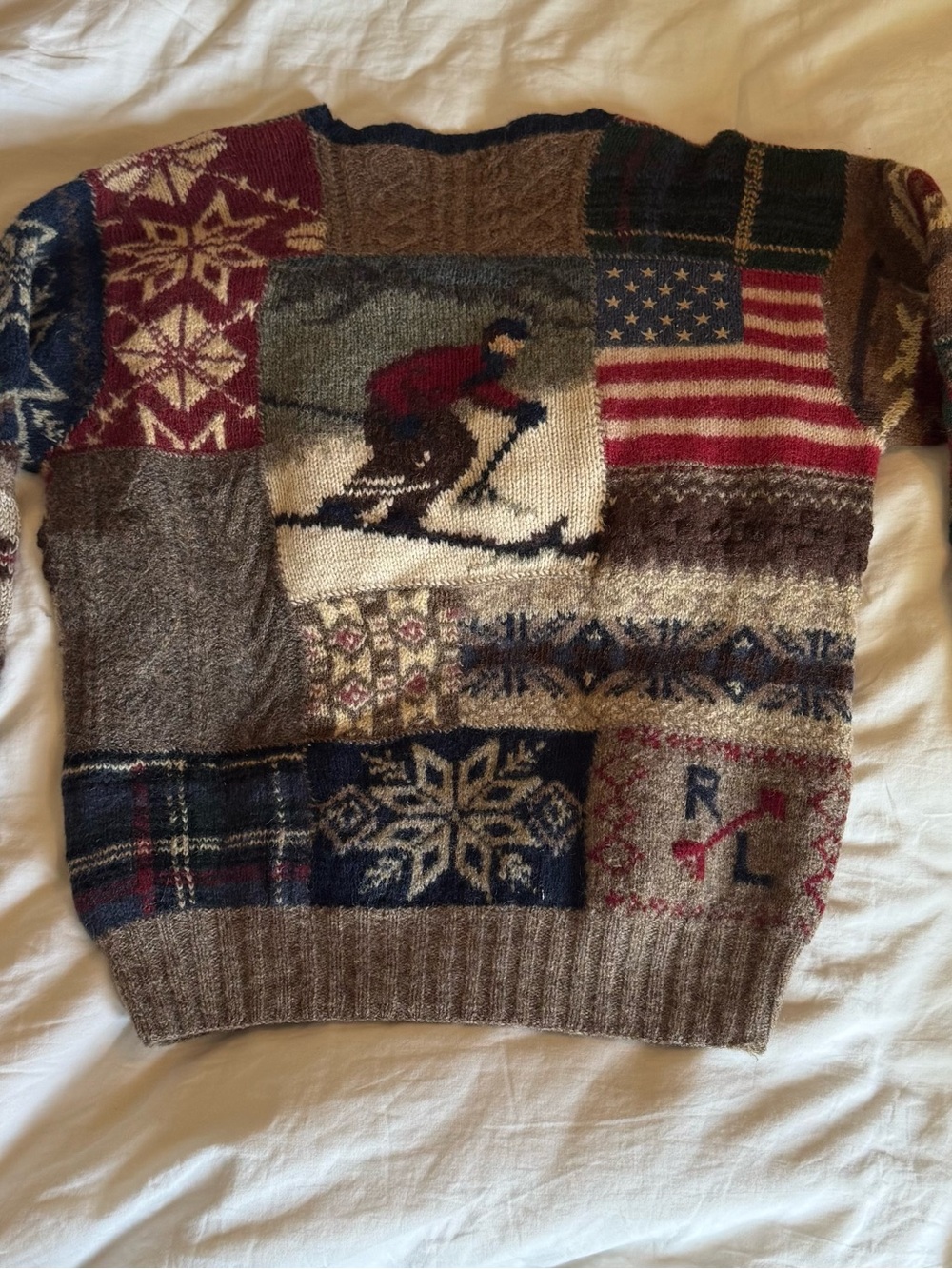 Vintage Ralph Lauren Men's Suicide Ski Sweater - Picture 5 of 5